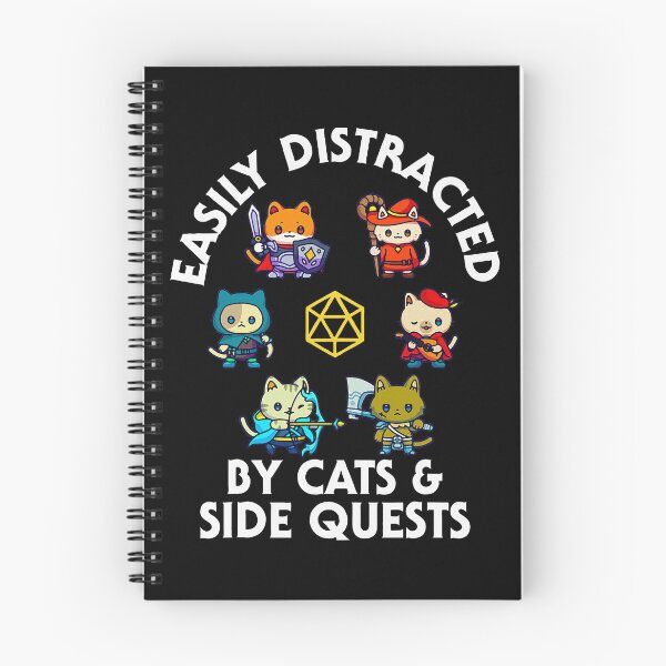 Item preview, RPG Gamer Cat Side Quest designed and sold by sportfantees.