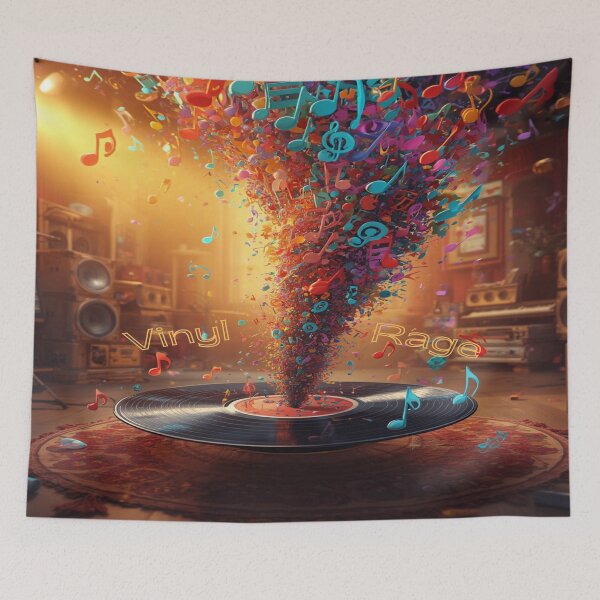Item preview, Vinyl Rage Whirl Wind designed and sold by BrightrDayMusicArt.