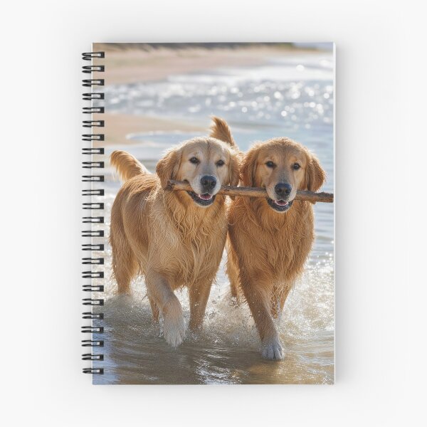 Item preview, Golden Retriever Dogs Carrying a Stick designed and sold by Maria Dryfhout.