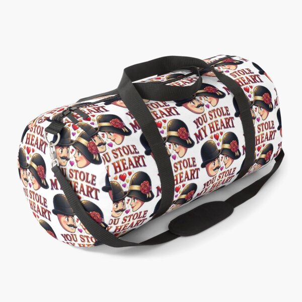 Item preview, You Stole My Heart – Romantic Vintage Bowler & Cloche Hat Love Illustration designed and sold by StakkaFu.