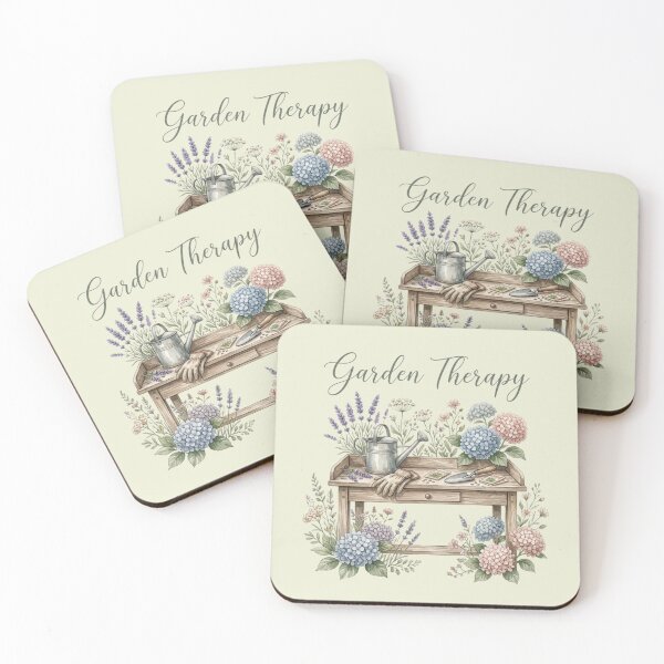 Item preview, Garden Therapy Vintage Watercolour Floral Potting Bench T-Shirt designed and sold by PACS0011.
