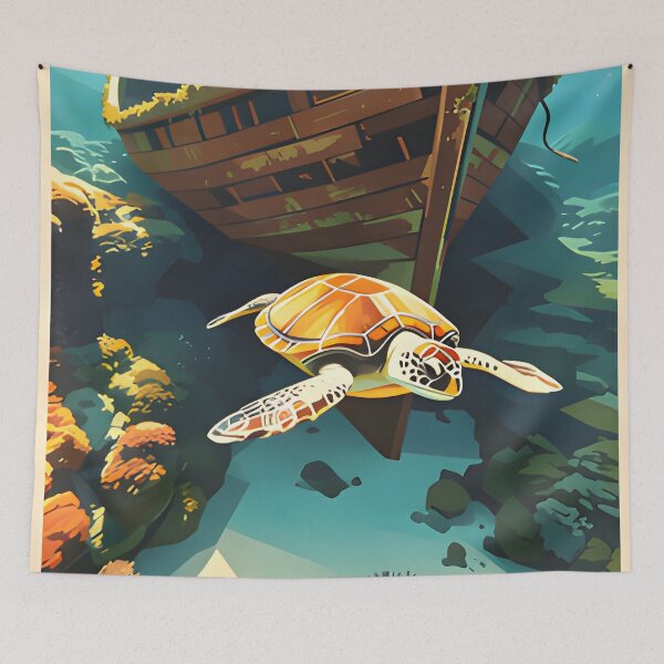 Item preview, Andaman Coral Paradise – Vintage Marine Poster designed and sold by Spirit of Siam.