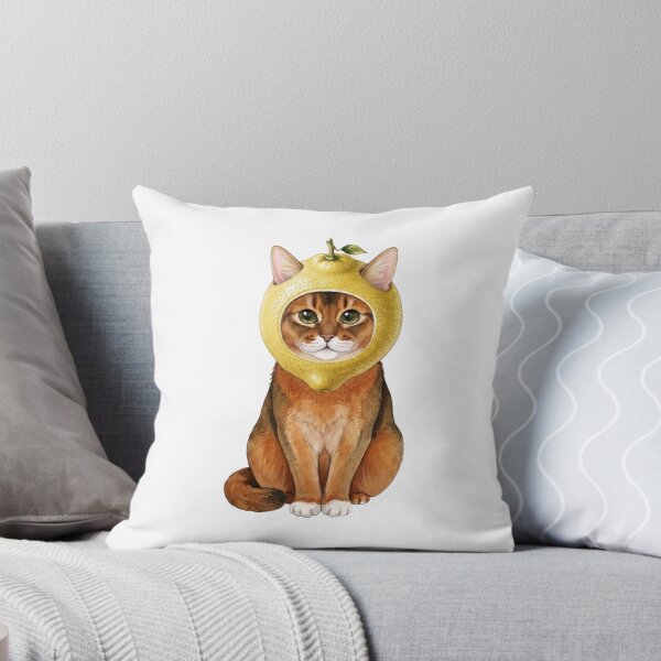 Item preview, Kawaii Fruit Kitty | Abyssinian & Lemon designed and sold by KittyClosetStore.