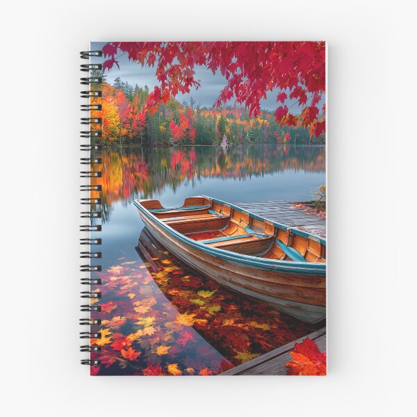 Item preview, A Rowboat Adrift in Colorful Splendor designed and sold by Artessie.