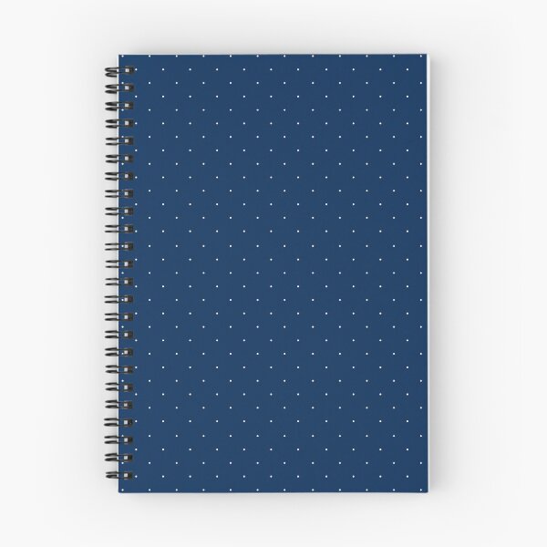 Item preview, White Polka Dots on Navy Blue designed and sold by Skayana.