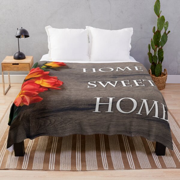 Item preview, Floral Wooden Home Sweet Home designed and sold by GraffiTimi.