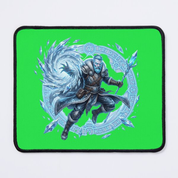 Item preview, Ice Mage Casting Spell Art designed and sold by Utopian-Magic.