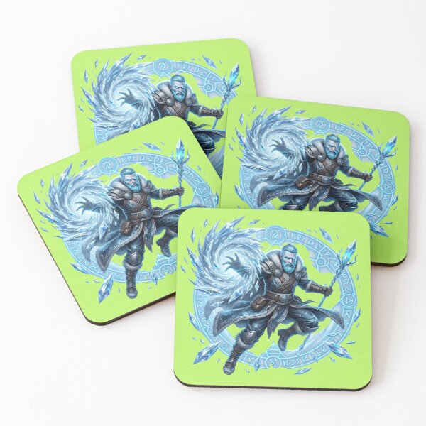Item preview, Ice Mage Casting Spell Art designed and sold by Utopian-Magic.
