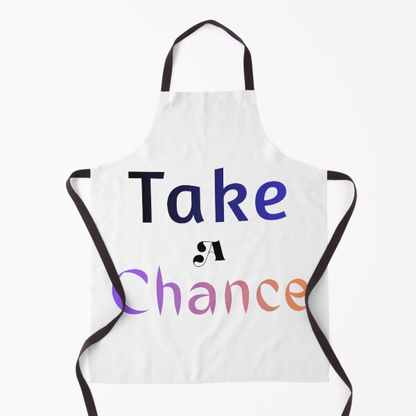 Item preview, Take A Chance - Motivational Quote Design designed and sold by MissLotusStudio.