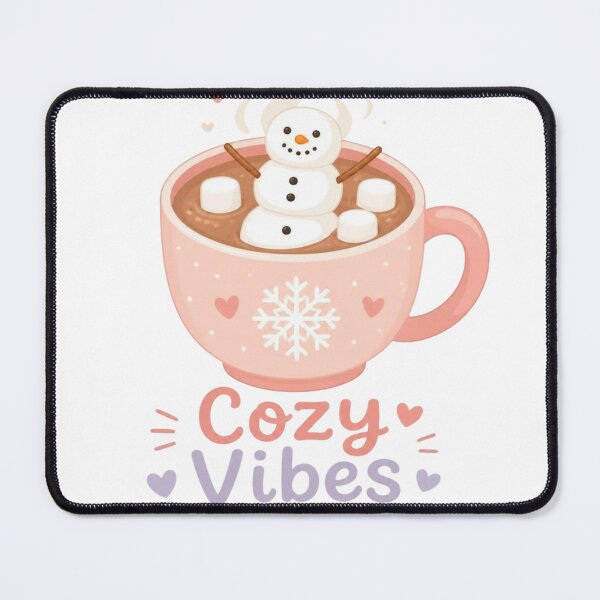 Item preview, Cozy Hot Cocoa Snowman Christmas Mug designed and sold by kaream1308.