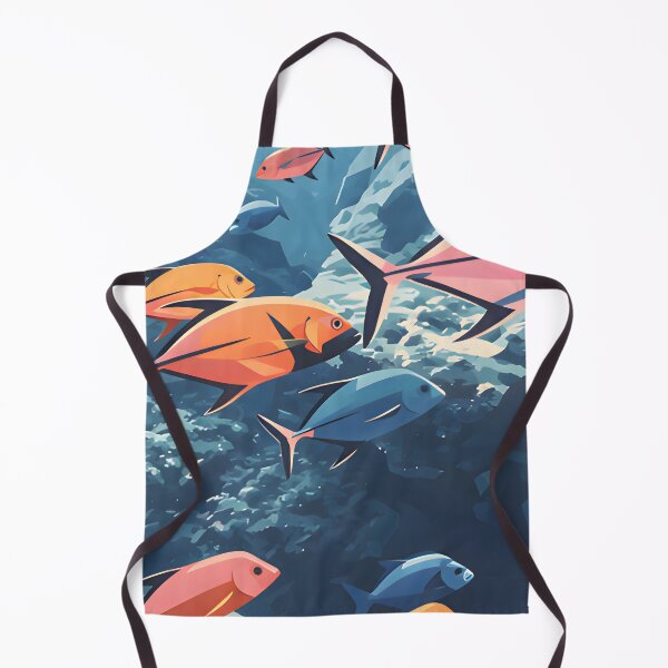 Item preview, Krabi Coral Reef Symphony – Vintage Marine Poster designed and sold by Spirit of Siam.