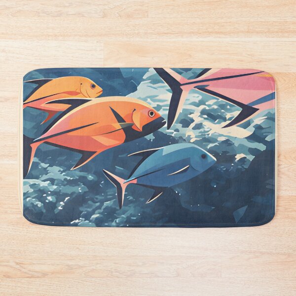Item preview, Krabi Coral Reef Symphony – Vintage Marine Poster designed and sold by Spirit of Siam.