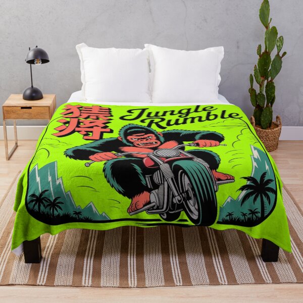 Item preview, Jungle Rumble - Cool Gorilla Biker Vintage Art designed and sold by Outlet Raloel.