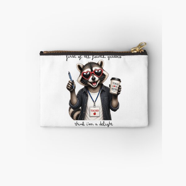 Item preview, Fourth Grade Teacher Funny Racoon designed and sold by LounisArt.