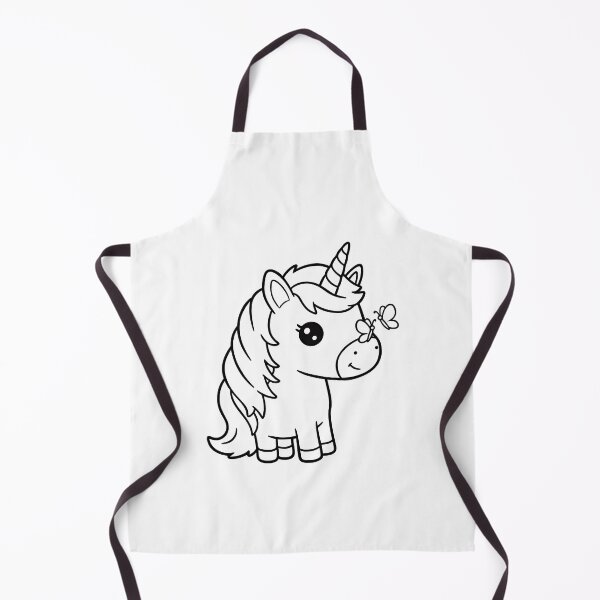 Item preview, Cute Baby Unicorn with Butterfly designed and sold by ArtPer-design.