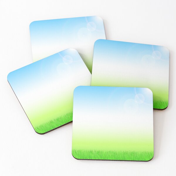 Item preview, Sunny Calm Spring Landscape Blue and Green designed and sold by GraffiTimi.