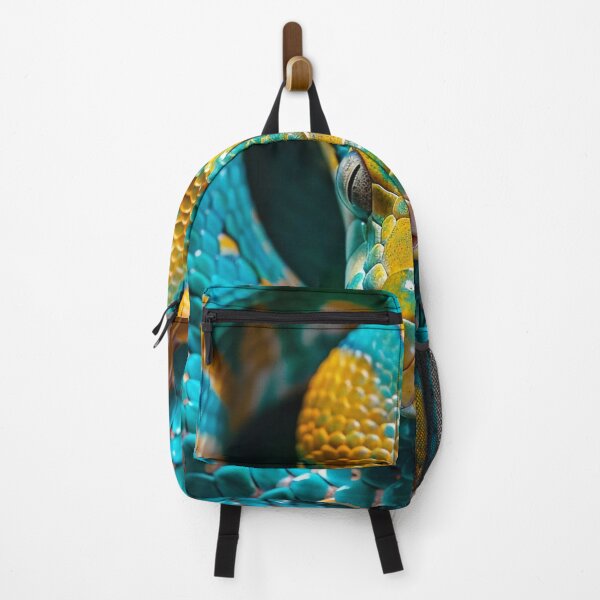 Item preview, Coiled Teal Orange Snake designed and sold by Pierce Millington Gallery.