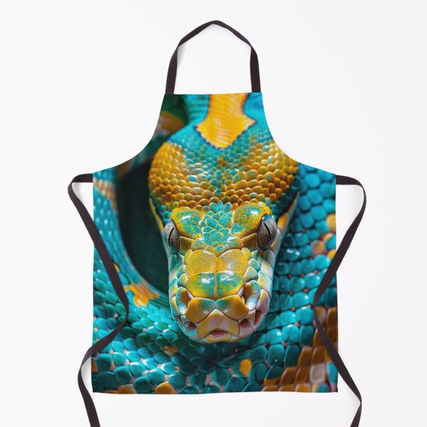 Item preview, Coiled Teal Orange Snake designed and sold by Pierce Millington Gallery.
