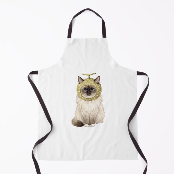 Item preview, Kawaii Fruit Kitty | Ragdoll Cat & Melon designed and sold by KittyClosetStore.