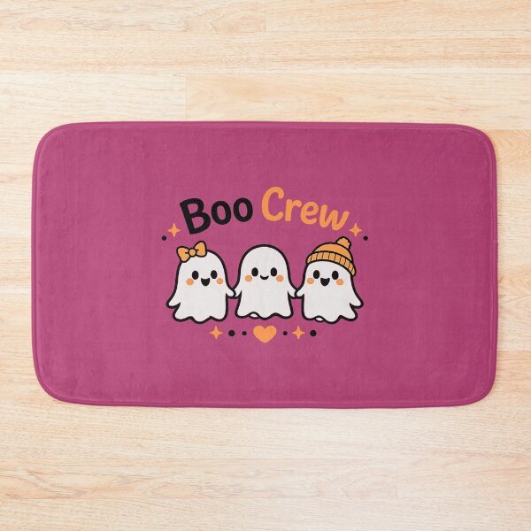 Item preview, Boo Crew Cute Ghost Trio Halloween | Minimal Line Art Spooky Friends Description designed and sold by DesignHouse07.