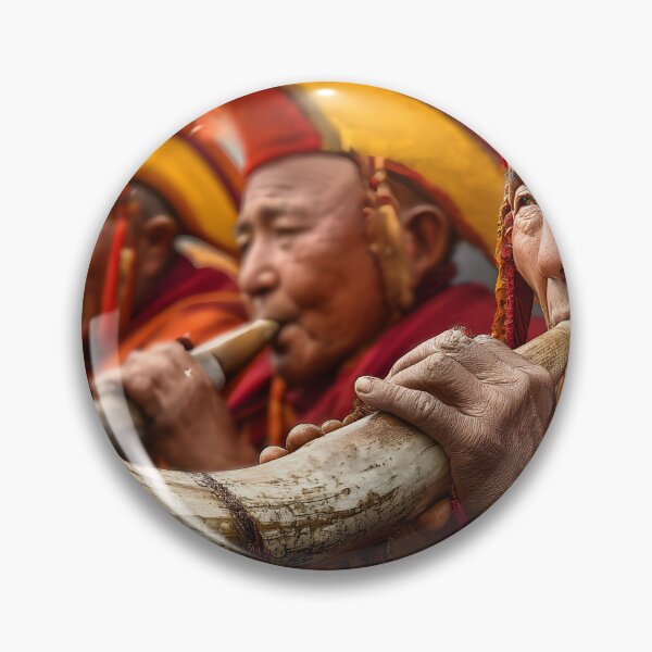 Item preview, Monks Playing Traditional Instruments in Harmony designed and sold by Artessie.