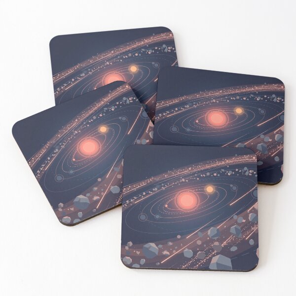 Item preview, Mappa astronomica con orbite e cintura asteroidale designed and sold by deeporbitgames.