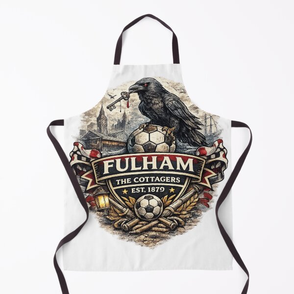 Item preview, Fulham Football Fan Graphic | The Cottagers Vintage Supporter Shirt | West London Football Design designed and sold by GarnerSupplyCo.