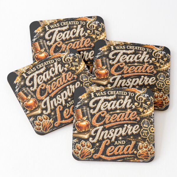 Item preview, I Was Created to Teach, Create, Inspire and Lead™ Tiger Strong_Royal Purpose Edition™ | Faith-Based Educator Collection designed and sold by Creative Expressions Art.