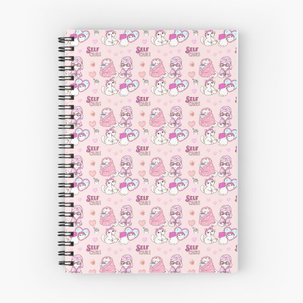 Item preview, Cute Kawaii kitten Silly Cat Self Care Routine Pink Spa Kitten cozy cats Aesthetic designed and sold by Art IN Pack.