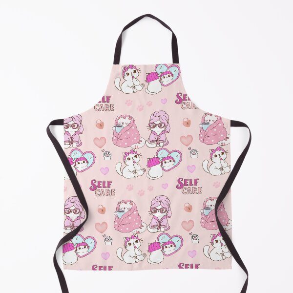 Item preview, Cute Kawaii kitten Silly Cat Self Care Routine Pink Spa Kitten cozy cats Aesthetic designed and sold by Art IN Pack.