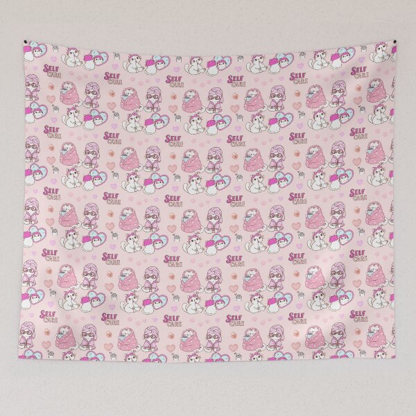Item preview, Cute Kawaii kitten Silly Cat Self Care Routine Pink Spa Kitten cozy cats Aesthetic designed and sold by Art IN Pack.