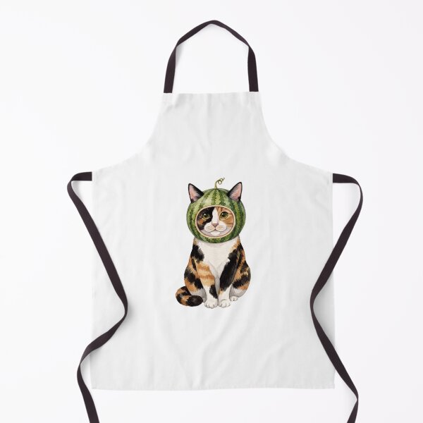 Item preview, Kawaii Fruit Kitty | Calico Cat & Watermelon designed and sold by KittyClosetStore.