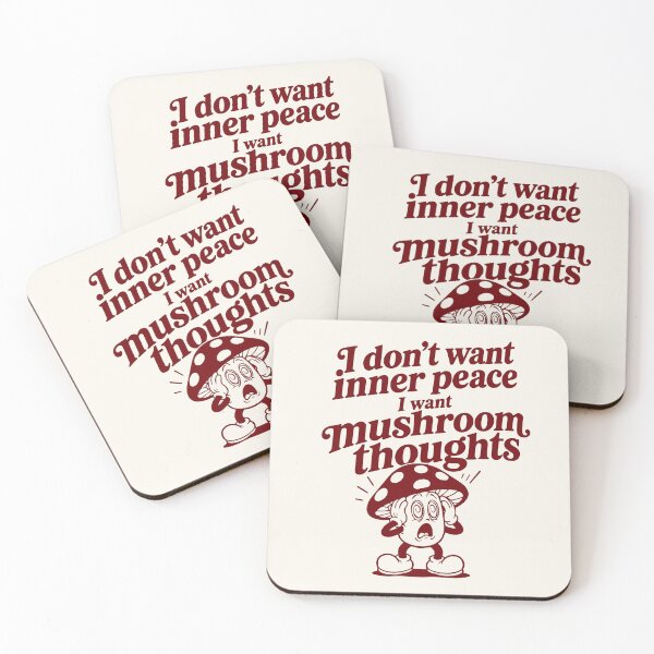 Item preview, Mushroom Thoughts Over Inner Peace designed and sold by Geta Gato.