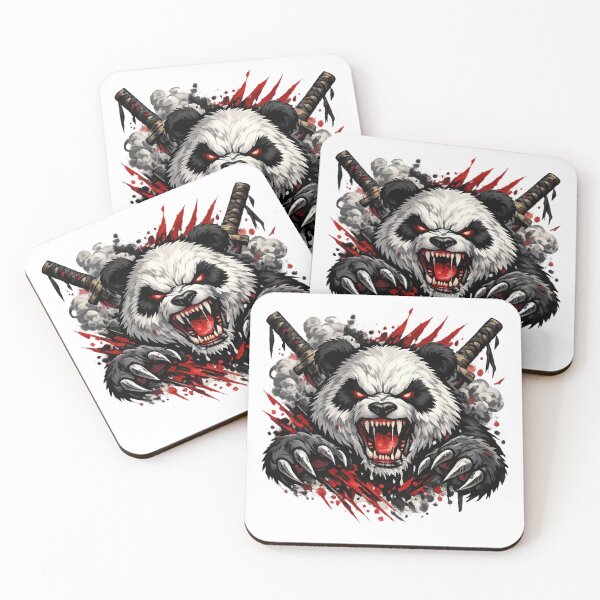 Item preview, Angry Panda Warrior | Fierce Animal Graphic T-Shirt & Hoodie Design designed and sold by Lifehackerplus1.