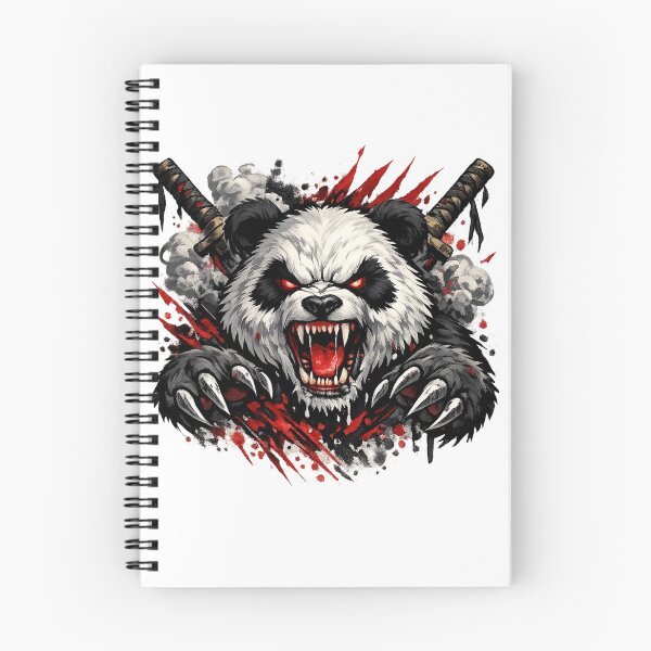 Item preview, Angry Panda Warrior | Fierce Animal Graphic T-Shirt & Hoodie Design designed and sold by Lifehackerplus1.