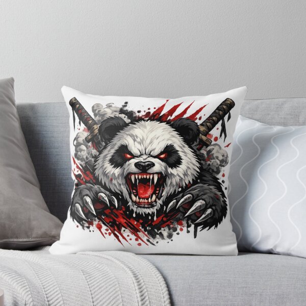 Item preview, Angry Panda Warrior | Fierce Animal Graphic T-Shirt & Hoodie Design designed and sold by Lifehackerplus1.