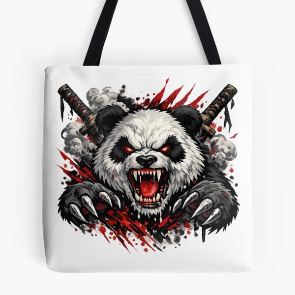 Item preview, Angry Panda Warrior | Fierce Animal Graphic T-Shirt & Hoodie Design designed and sold by Lifehackerplus1.
