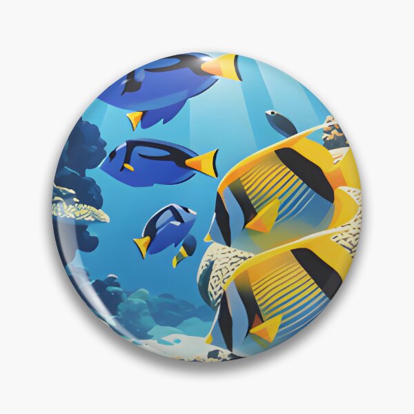 Item preview, Krabi Coral Reef Symphony – Vintage Marine Poster designed and sold by Spirit of Siam.