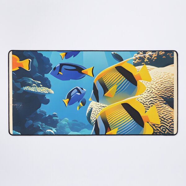 Item preview, Krabi Coral Reef Symphony – Vintage Marine Poster designed and sold by Spirit of Siam.