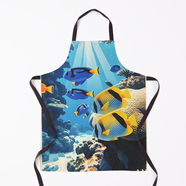 Item preview, Krabi Coral Reef Symphony – Vintage Marine Poster designed and sold by Spirit of Siam.