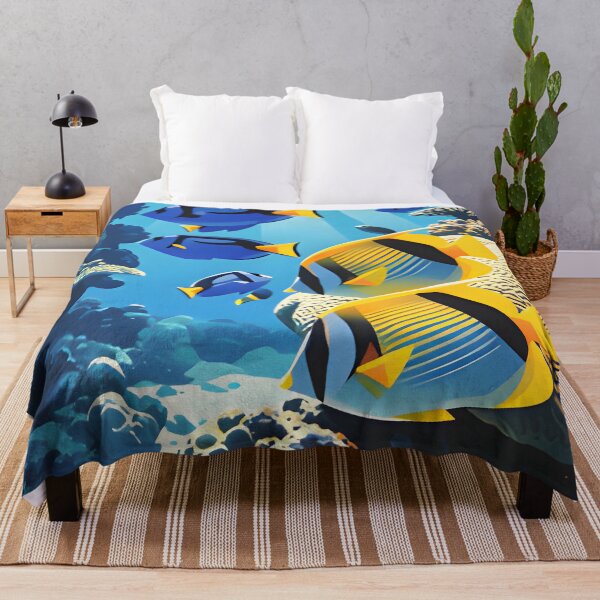 Item preview, Krabi Coral Reef Symphony – Vintage Marine Poster designed and sold by Spirit of Siam.