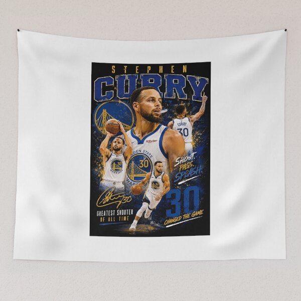 Aperçu de l'œuvre Stephen Curry - Golden State Warriors créée et vendue par JC's Cards & More.