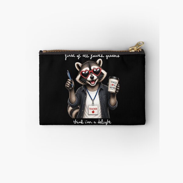 Item preview, Fourth Grade Teacher Funny Racoon designed and sold by LounisArt.
