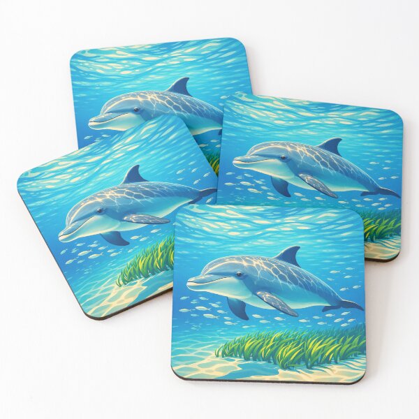 Item preview, Common Bottlenose Dolphin Digital Animal Art designed and sold by kakarikihill.