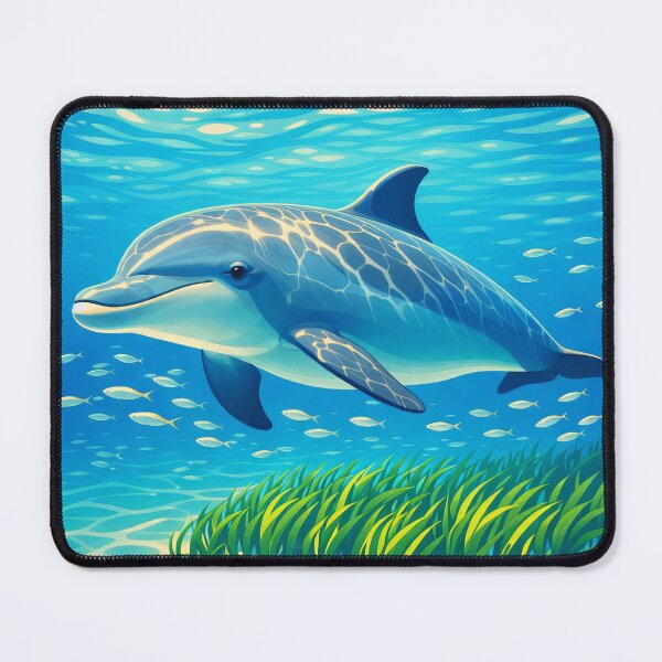 Item preview, Common Bottlenose Dolphin Digital Animal Art designed and sold by kakarikihill.