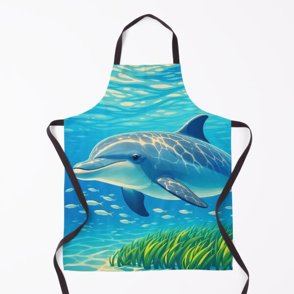 Item preview, Common Bottlenose Dolphin Digital Animal Art designed and sold by kakarikihill.