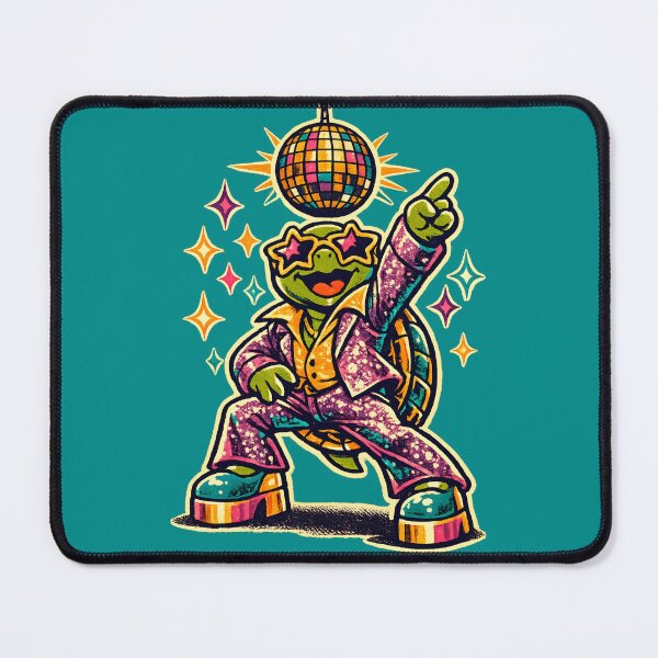 Item preview, Disco Party Turtle | Retro Dancing Turtle Funny Vintage 70s Turtle T-Shirt designed and sold by  Artistry in Motion by MADsrecreation.