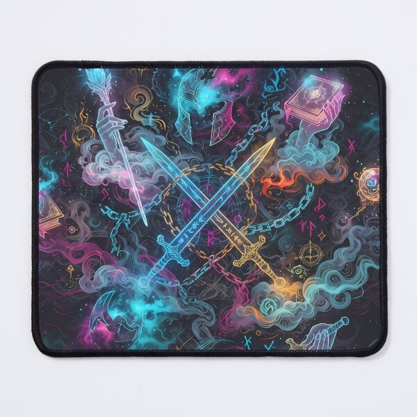 Item preview, Game Power Fantasy RPG Pixel Art Seamless Pattern designed and sold by ART ATTACK ZONE.
