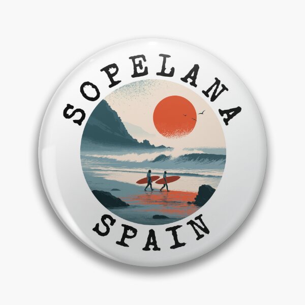 Item preview, Sopelana – Spain (with Black Lettering) designed and sold by VelvetRoom.