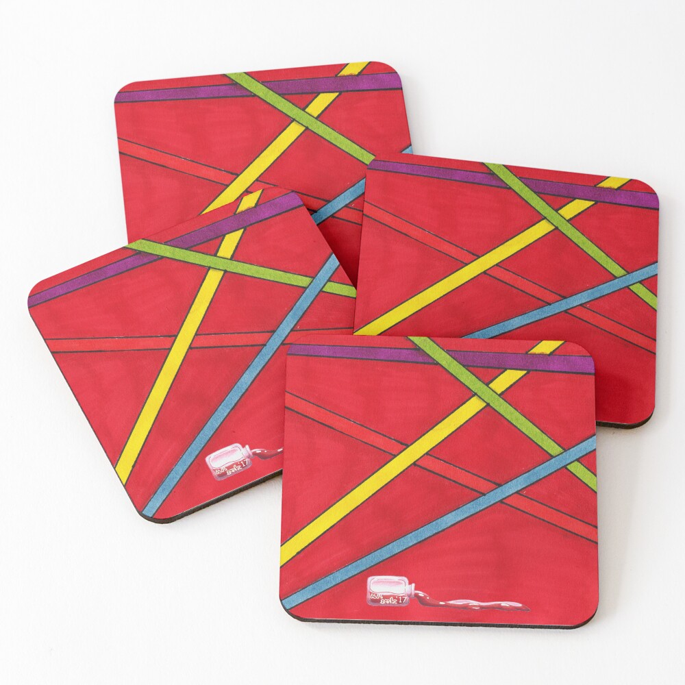 Item preview, Coasters (Set of 4) designed and sold by A-P-Ink.